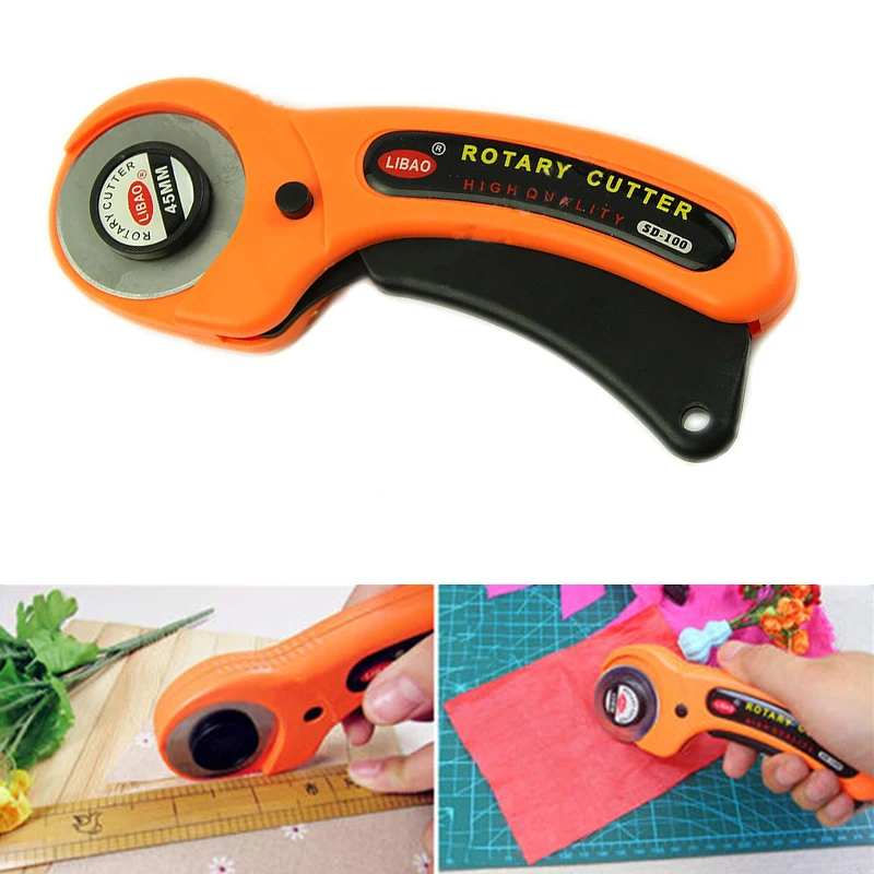 Круглые ножницы для резки кожи контурный резак швейной ткани с возможностью