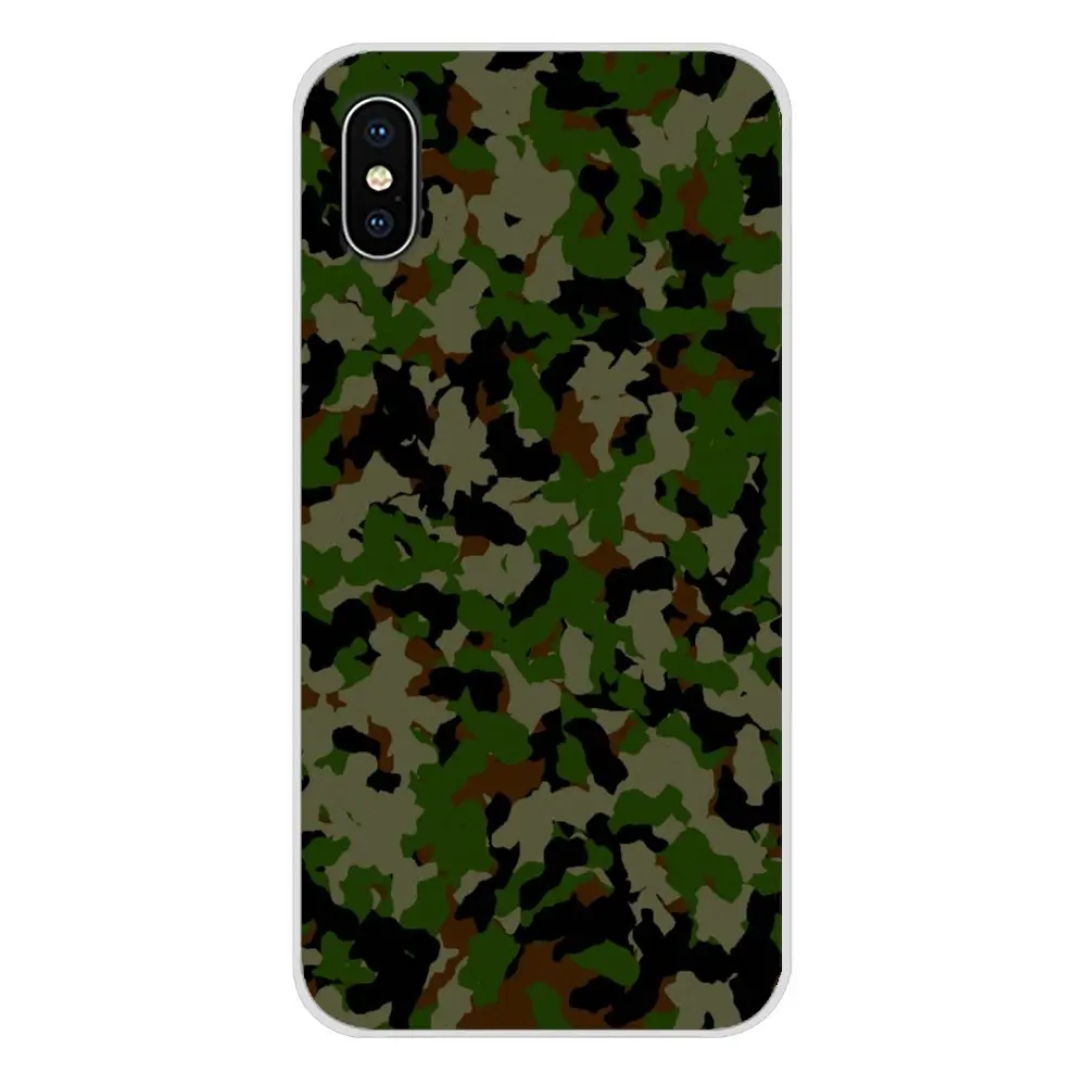 Camouflage Pattern Camo military Army For Xiaomi Redmi 4A S2 Note 3 3S 4 4X 5 Plus 6 7 6A Pro Pocophone F1 Transparent TPU Cover | Мобильные
