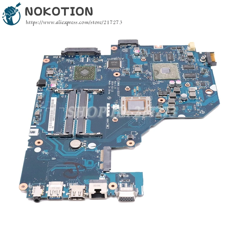Материнская плата NOKOTION для Acer aspire материнская ноутбука DDR3 R7 M265 A8 CPU видеокарта Z5WAK