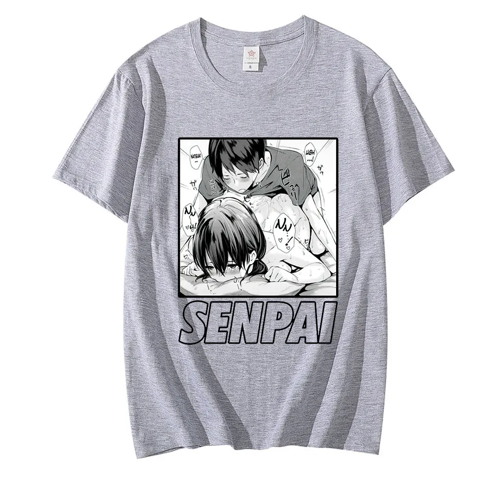 Футболка Hentai с круглым вырезом для мужчин и женщин модная тенниска в стиле