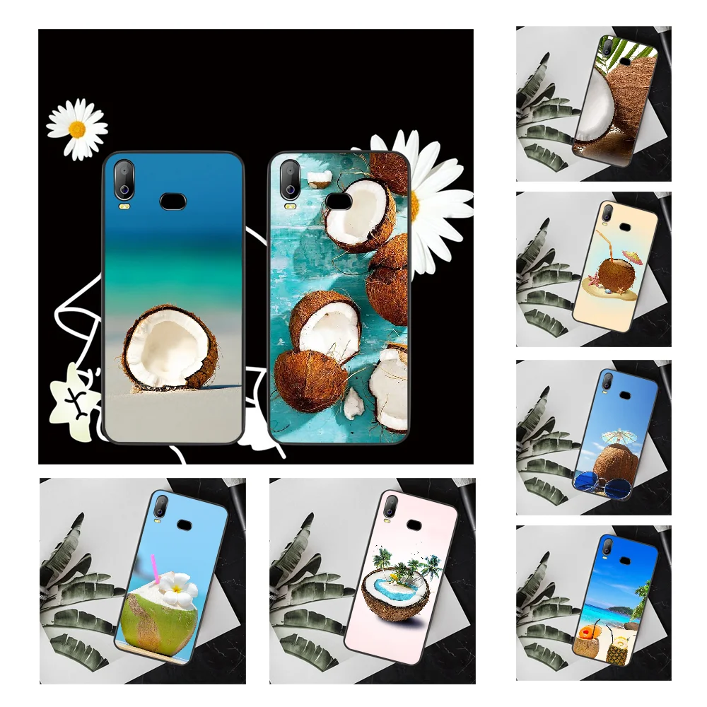 NBDRUICAI кокосовый чехол пляжный для телефона Samsung A10 A20 A30 A40 A50 A70 A71 A51 A6 A8 2018|Бамперы| |