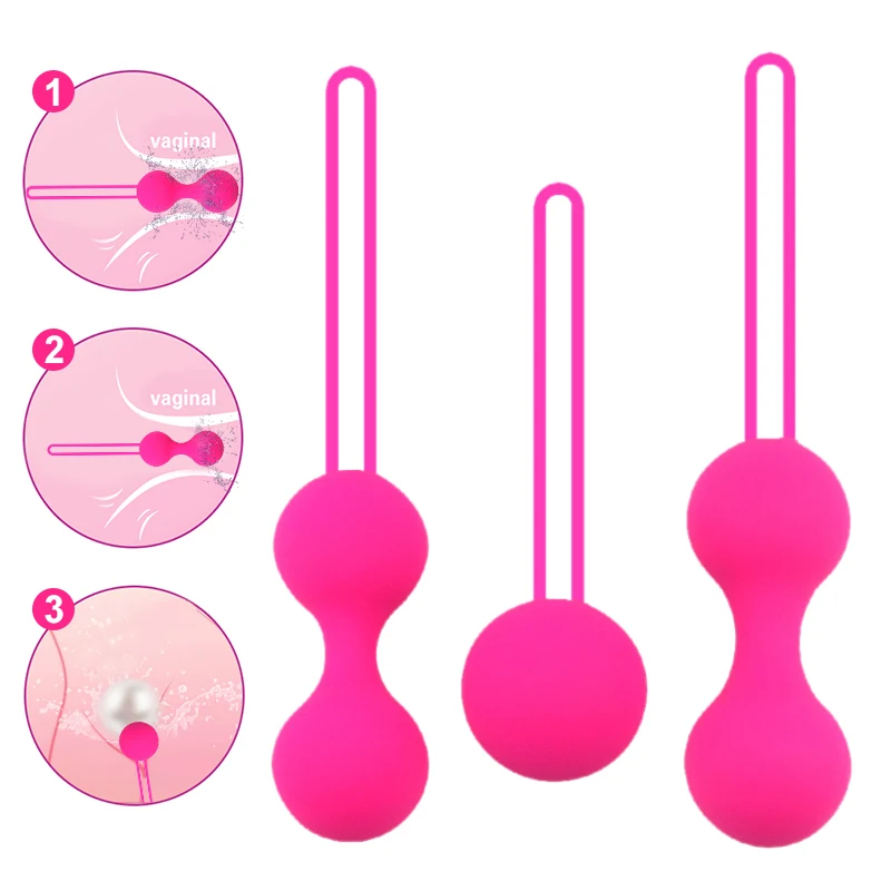 Safe Silicone Smart Ball Kegel Ben Wa Vagina Tighten Exercise Machine Vaginal Geisha Sex Toys for Women |