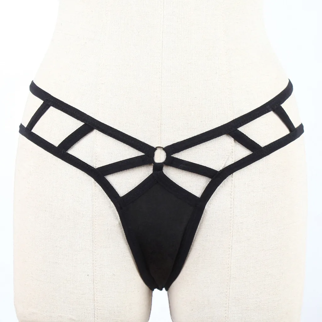 

Sexy Lingerie Women G-string Briefs Mesh Underwear Panties Lace Printing Transparent T String Thongs Knicker Underwear Panties