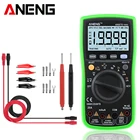 Цифровой мультиметр ANENG AN870, 19999 отсчетов, Автоматический диапазон, Бесконтактный Омметр, амперметр напряжения постоянного и переменного тока, вольтметр, тестер температуры