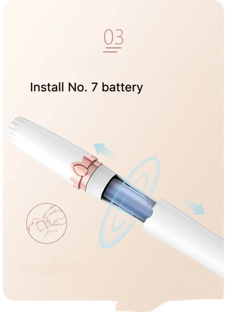 Портативный мини электрический триммер для бровей губ лица волос бритва