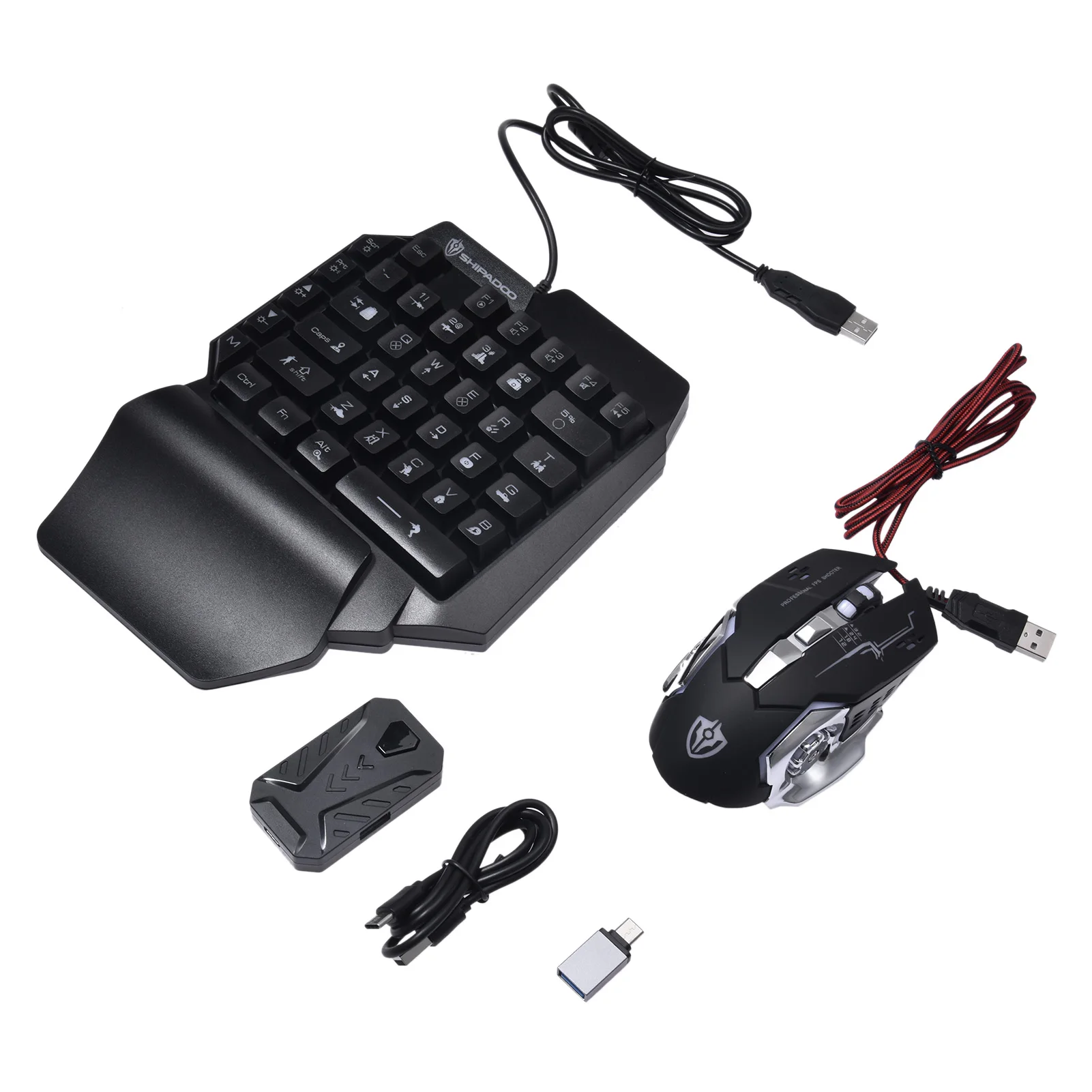 

Tmddotda Gaming Keyboard And Mouse Combo (Converter Build In) For Nintendo Switch PS4 Xbox One Consoles ForCall Of Duty
