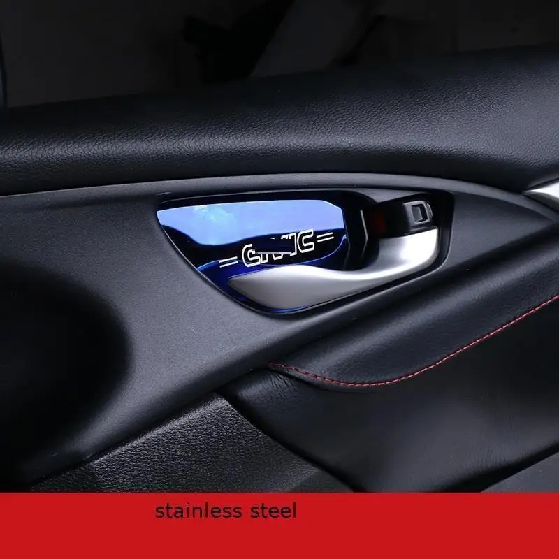 Хром модифицированный Авто ручка двери рулевого колеса Интерьер яркие блестки