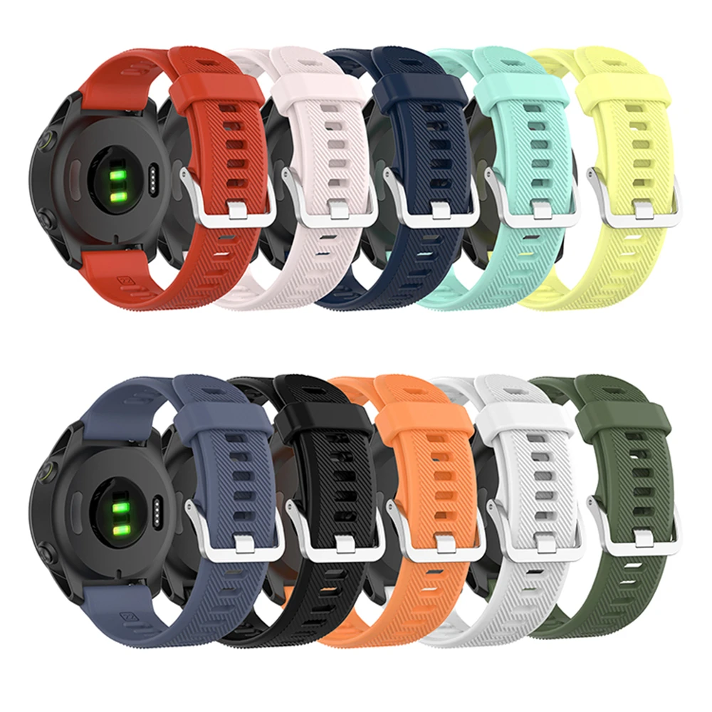 

Multi-color 22MM Watch Strap Quick Release Replacement Watch Band With Tool for Garmin Forerunner 745 Watch Repair Parts