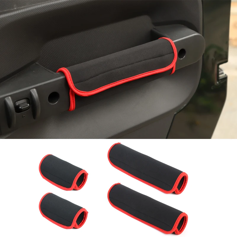 4 шт./лот чехол для ручки салона автомобиля защитный Jeep Wrangler JK 2007 2010 автомобильные