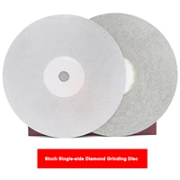 1pcs 6 150mm 80 3000 grit single side diamond coated flat lap wheel lapidary polishing grinding disc