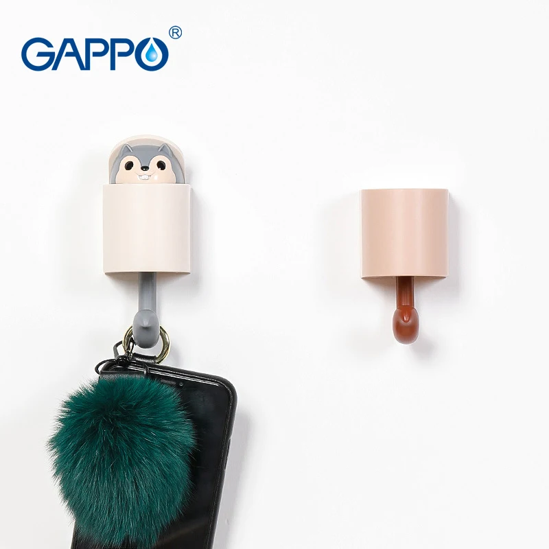 Креативный милый скрытый настенный крючок для одежды шляпы шарфа ключей милые