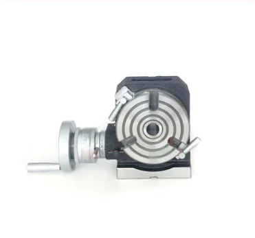 HV4 diameter 100mm vertical and horizontal milling machine horizontal vertical rotary table high precision
