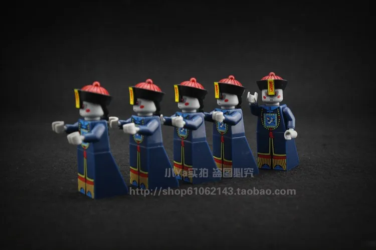 6 шт./компл. Creator Enlighten Minifigure Zombies строительные блоки игрушки Мини фигурки Кирпичи