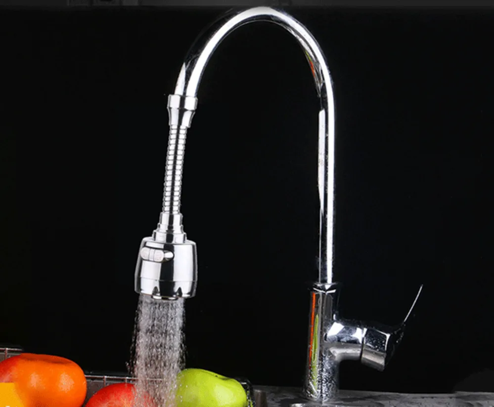 Насадка из нержавеющей стали для кухонного смесителя с защитой от