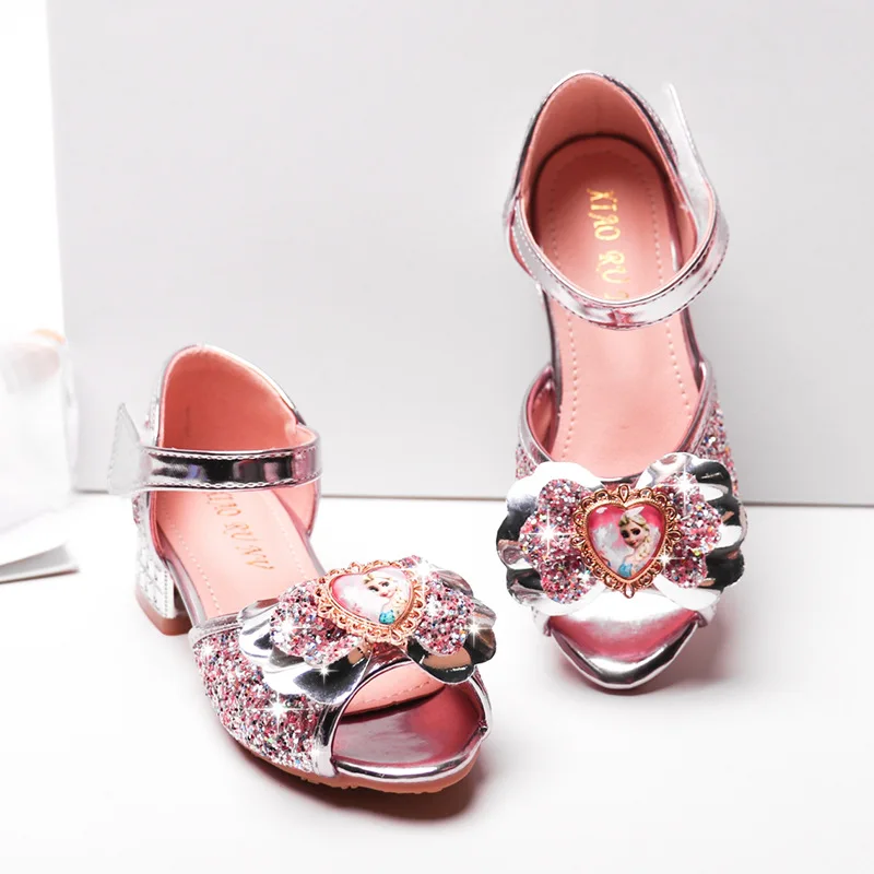 Оригинальные туфли для косплея Холодное сердце 2 принцесса Эльзы открытые на