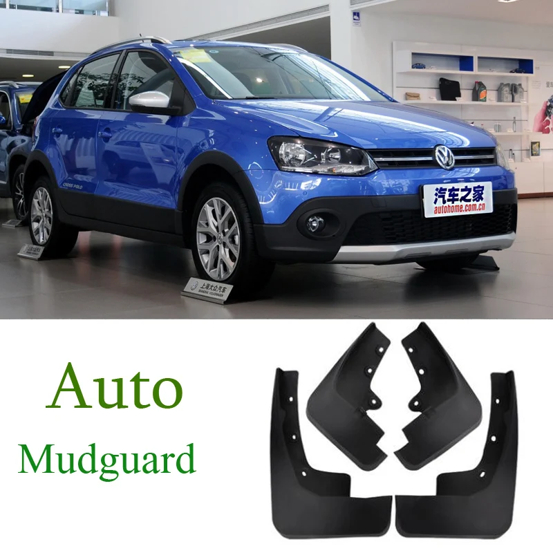 

Брызговики для Volkswagen Cross POLO 2012-2016, пластиковые, 4 шт.