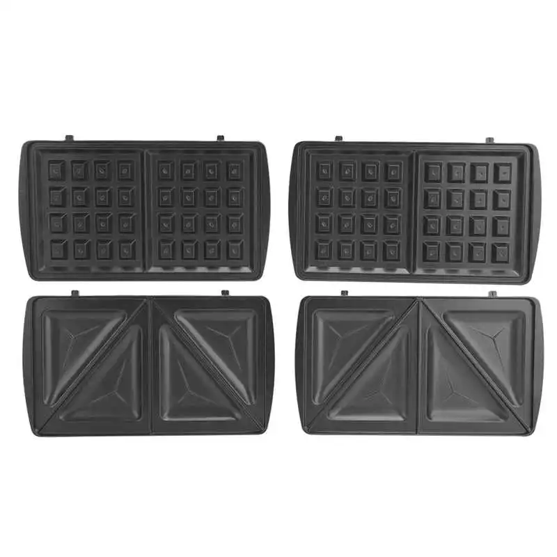 

750W 3-in-1 Sandwich Maker Double-Sided Heating Electric Waffle Maker Breakfast Machine Kichen Cooking Appliances EU Plug 220V