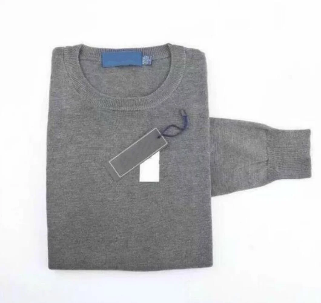 

Autum New Fashion Brand Knit Pullover Woolen Oversized Crew Neck Sweater Men Striped Casual Jumper Winter Mens Clothing