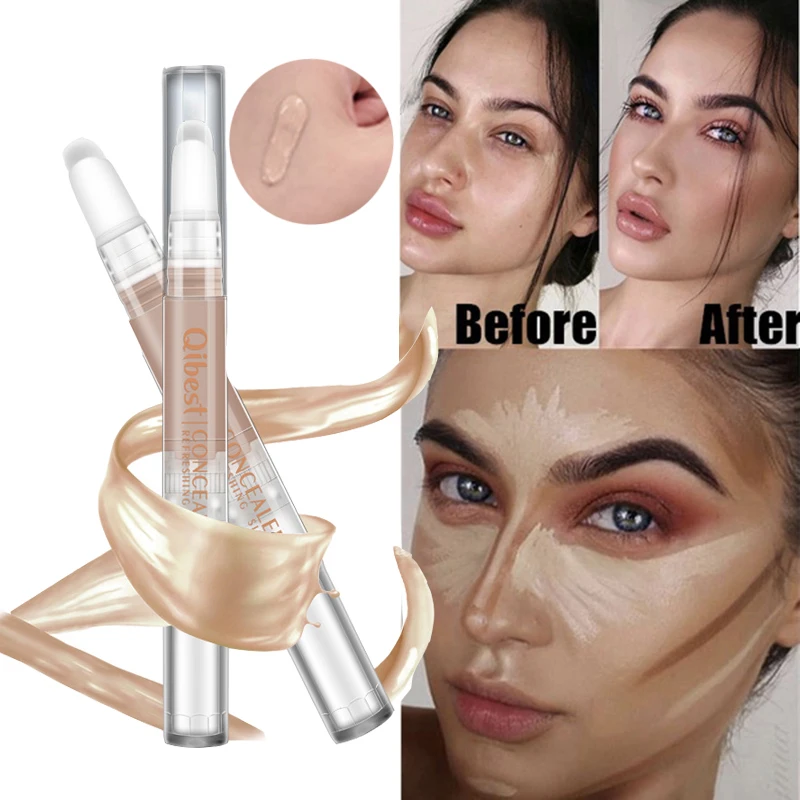 Жидкий консилер для макияжа карандаш вращающийся Осветляющий полное покрытие