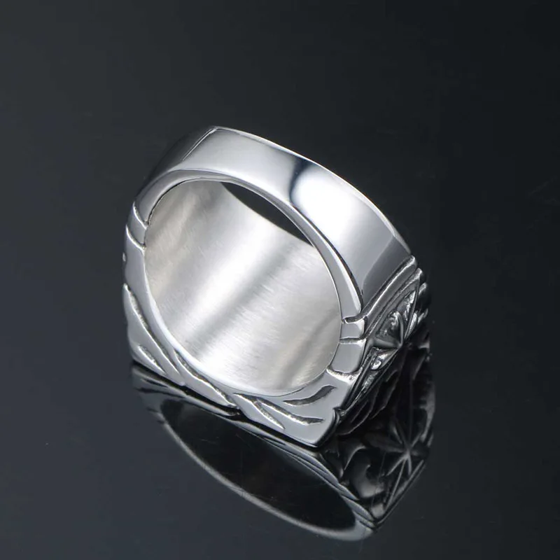 Мужское кольцо Hemiston винтажное из титановой стали | Украшения и аксессуары