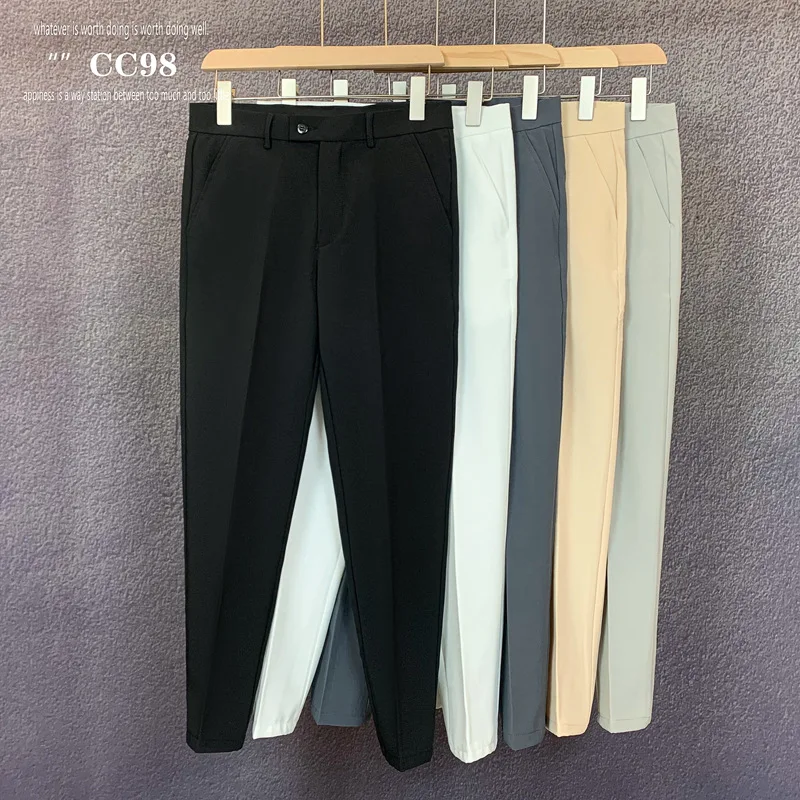 Мужские брюки 2021 уличная одежда модные классические простые повседневные