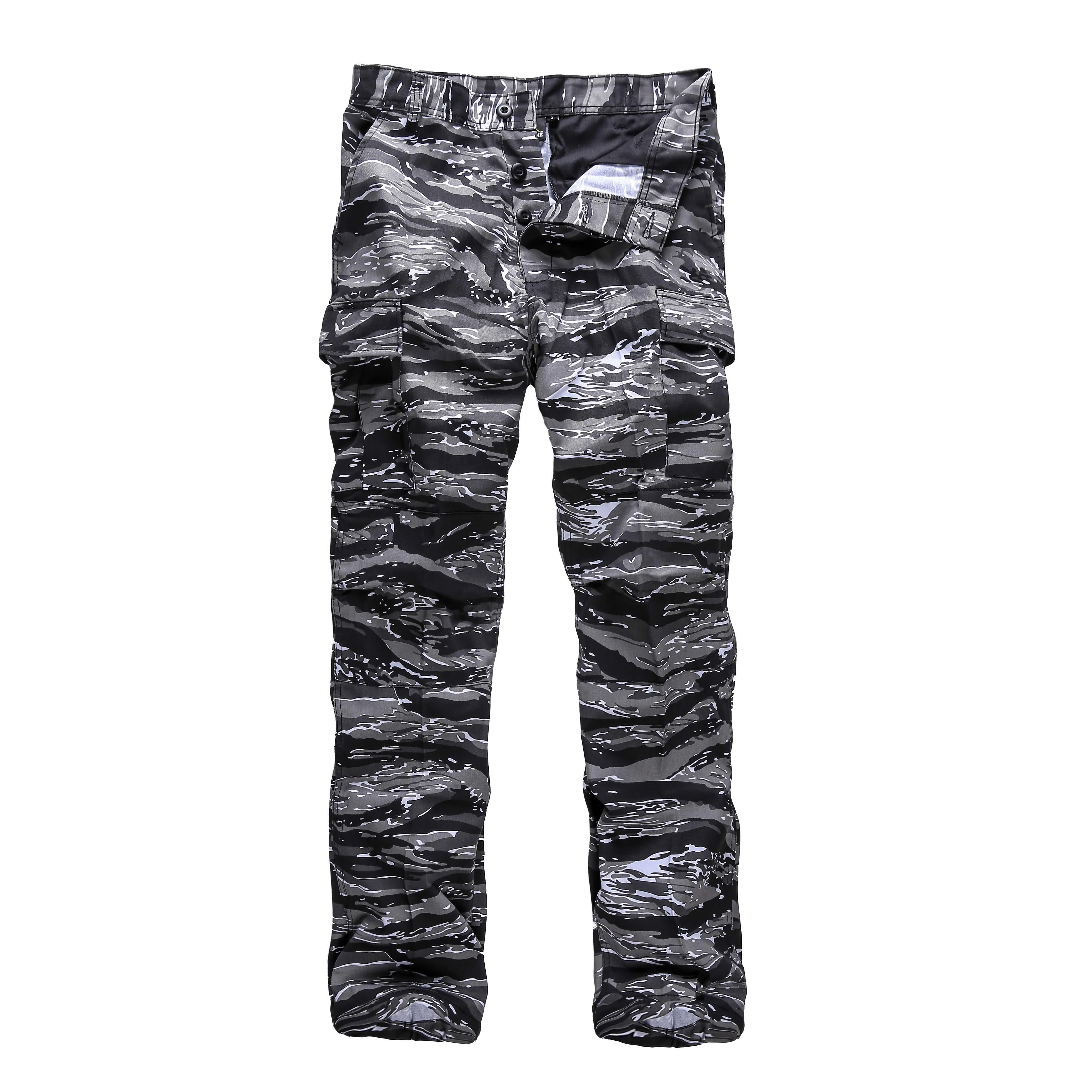 Urban Tiger Stripe Мужские военные армейские БДУ брюки рабочие повседневные камуфляжные модные брюки карго - Цвет: Urban Tiger Stripe
