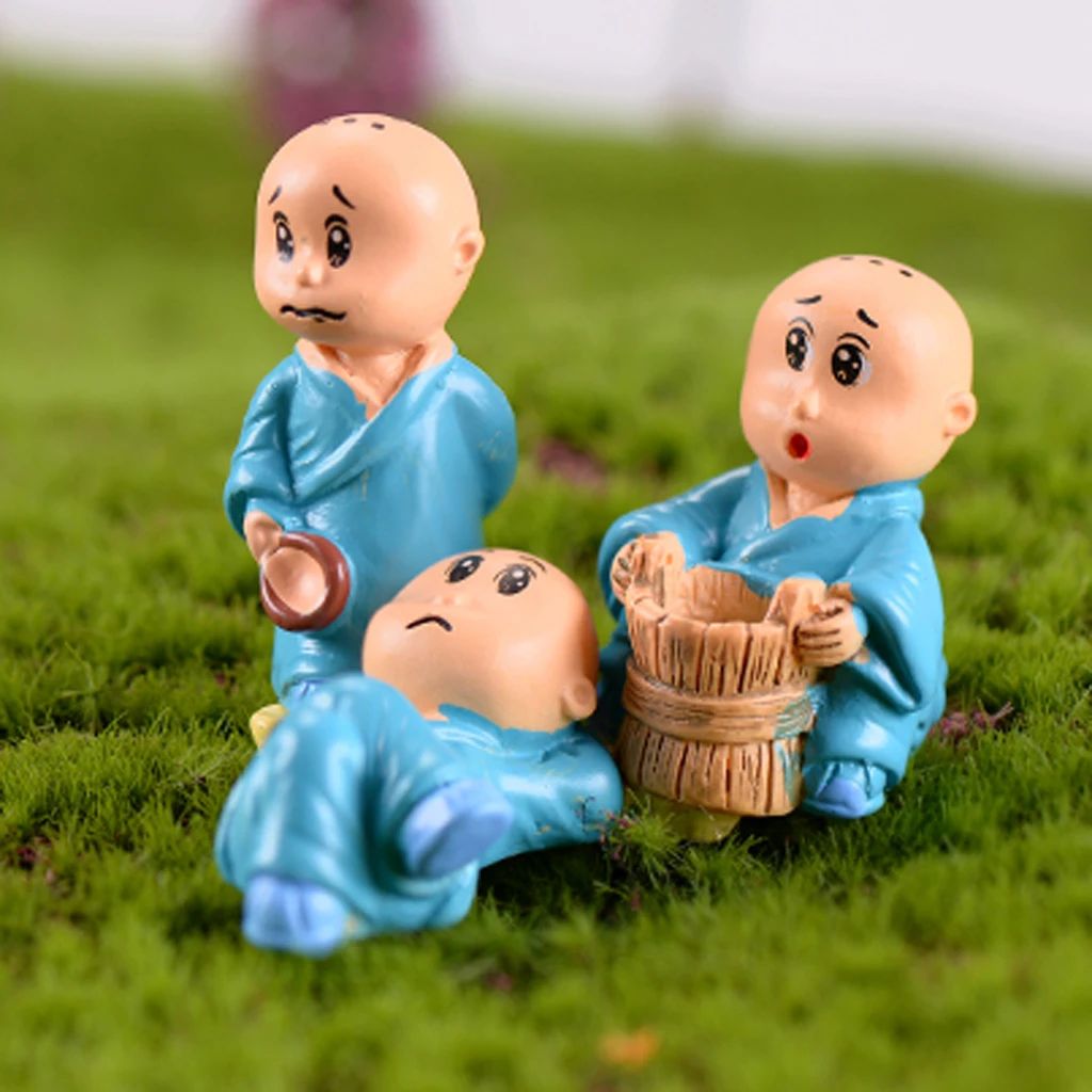 Смола Мини Миниатюрный украшения дома Цветущий сад микро пейзаж Декор для и сада