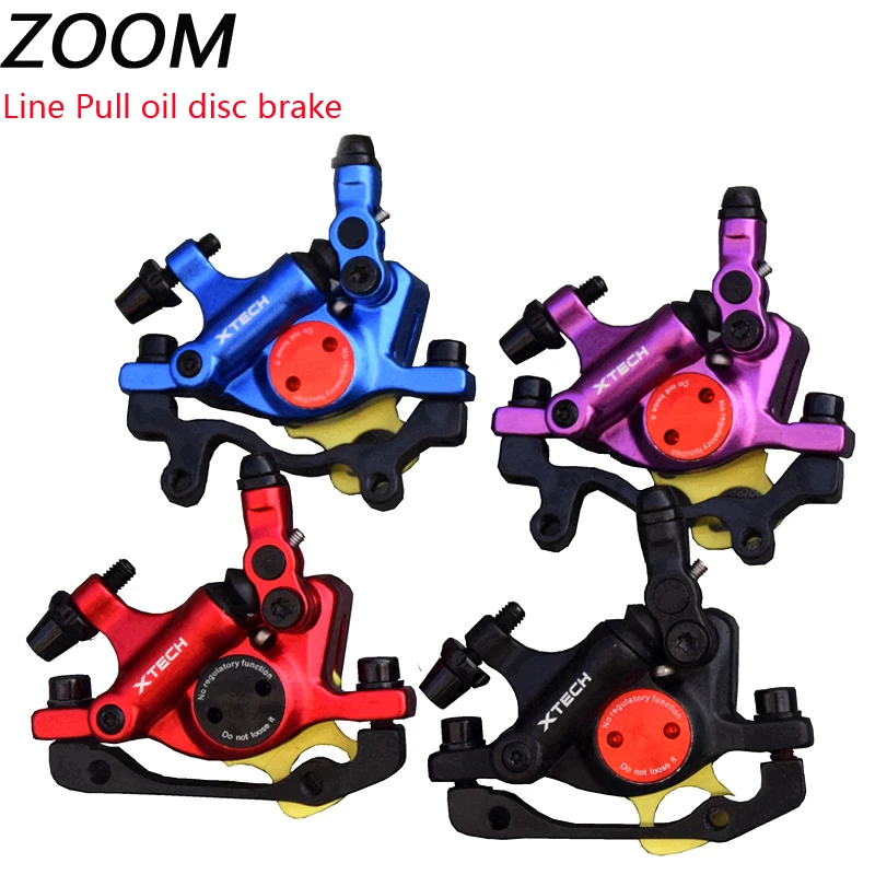 ZOOM MTB линия Тяговая гидравлическая Дисковая тормозная штангенциркуль передний и задний горный велосипед дорожный HB-100 дисковый тормоз