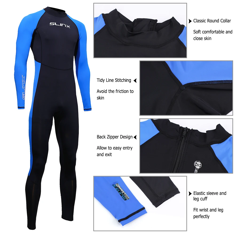 New Unisex Full Body Diving Suit Men Women Scuba Wetsuit Swimming Surfing UV Protection Snorkeling Spearfishing | Спорт и