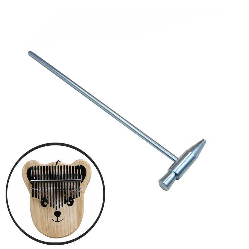

Portable Kalimba Tuning Hammer Stainless Steel Metal Tuner Hammer for Thumb Finger Piano Musical Instrument Tool