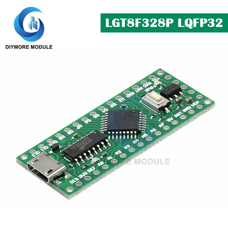 

Микросхема LGT8F328P LQFP32 MiniEVB заменяет чип rduino NANO V3.0 HT42B534