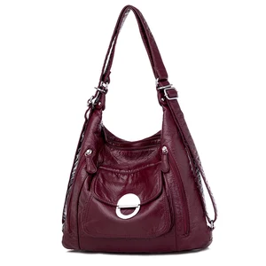 Женская сумка-Кроссбоди Annmouler, модная вместительная сумка через плечо из мягкой искусственной кожи, с карманами, дамская сумка-тоут