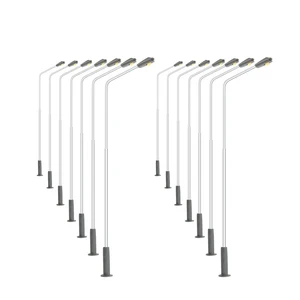 Светодиодный модель светильник Медь уличного фонаря весы модельное освещение светильник ing холодный белый пейзаж поезд строительные архитектурно-жд раскладка клавиатуры