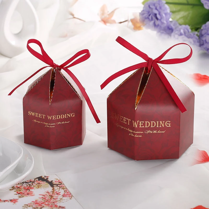 10 шт./упак. романтическая коробка для конфет европейская роскошная Коробки