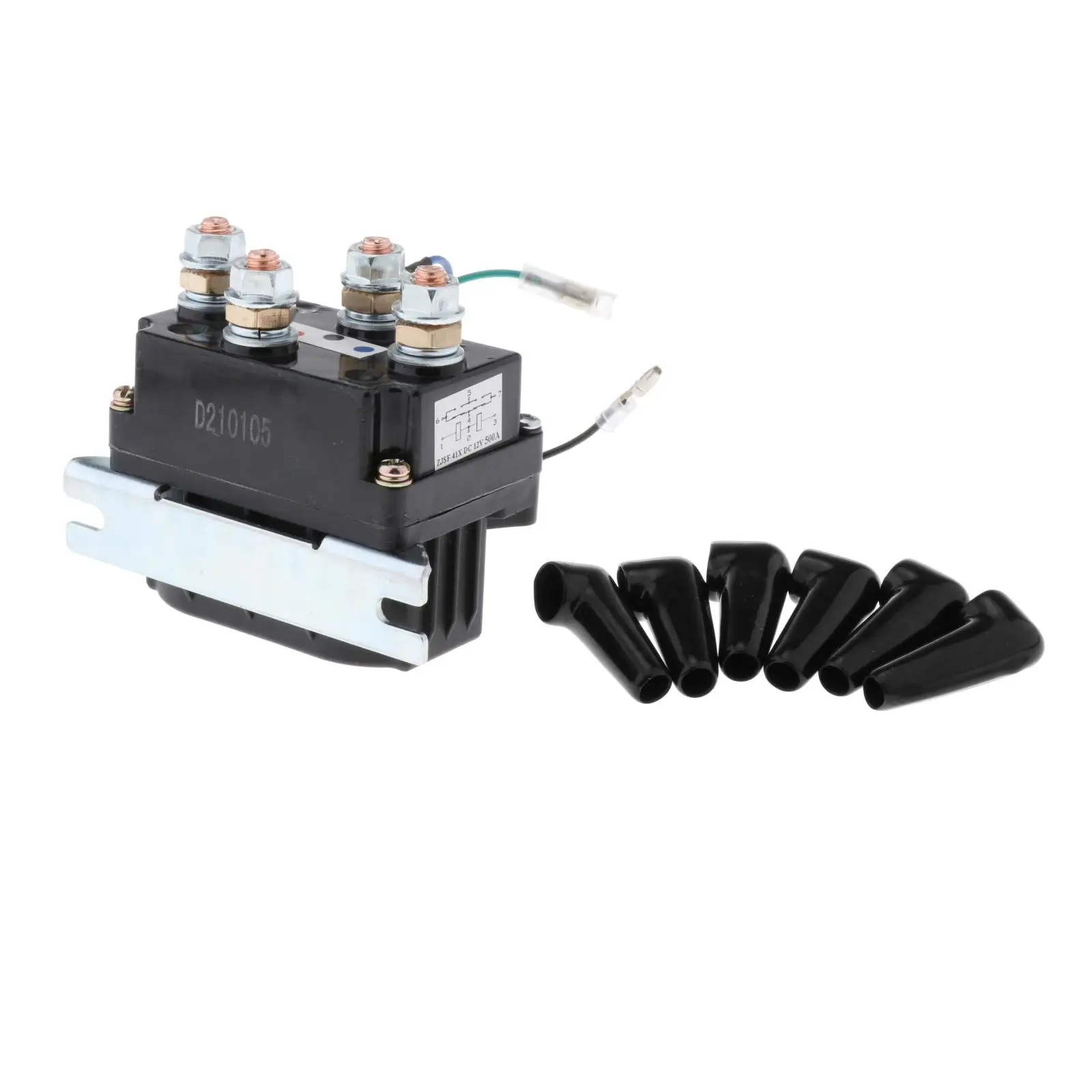 

12V 250A Solenoid Relay Contactor for ATV UTV 6 Protecting Caps Heavy duty