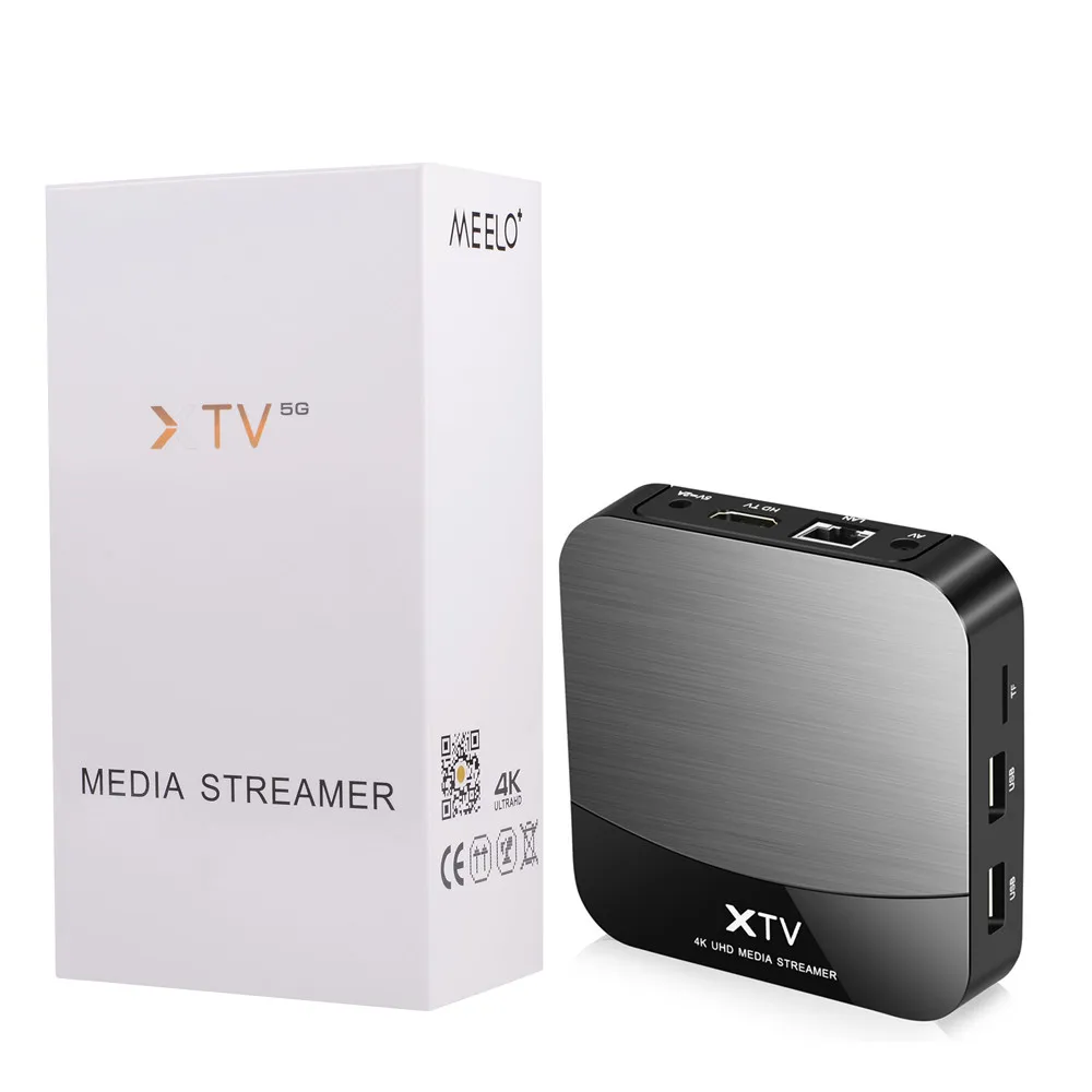 ТВ-приставка MEELOPlus X Stalker xtream Code PLEX Smart TV Box ip Amlogic S905X 2 Гб 16 телеприставка 4K 4G 5G Wifi
