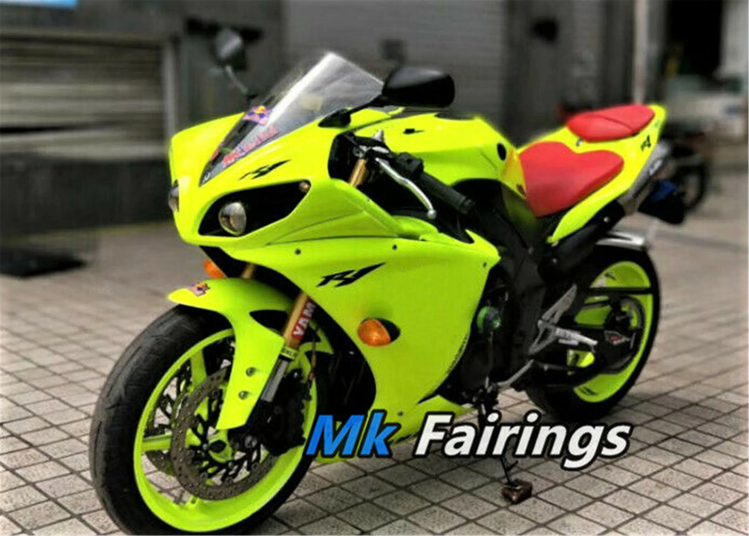 

Motorcycle Fairings Kit Fit For Yzf R1 2009 2010 2011 2012 Bodywork Set High Quality ABS Injection NEW Neon Black