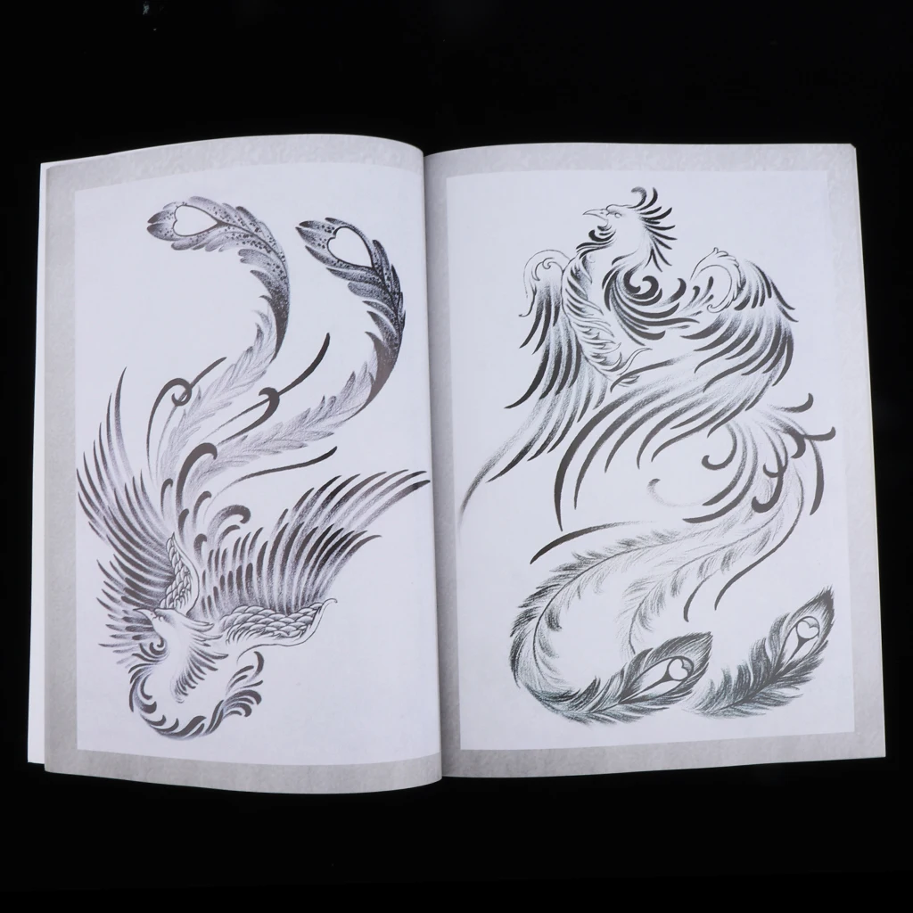 

Chinese Mythical Creatures Tattoos Book Body Art Traditional Design
