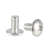 uxcell machine screws m6x12mm phillips truss head screw 304 stainless steel fasteners bolts 20pcs