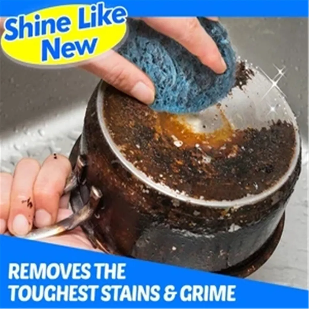 10 шт. многофункциональные стальные мыльные подушечки очищают от блестящего мыла