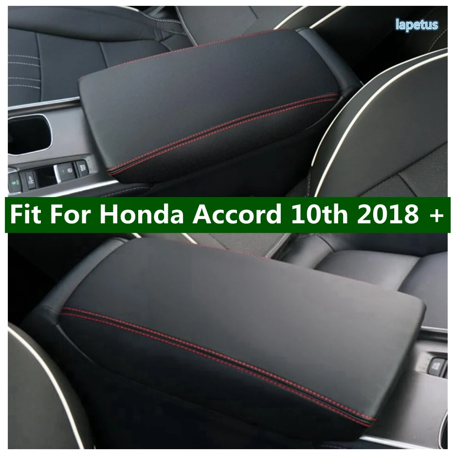 

Center Armrest Box Holster Protection Pad Dust-proof Cushion Mat Cover Fit For Honda Accord 10th 2018 - 2022 PU Leather Interior