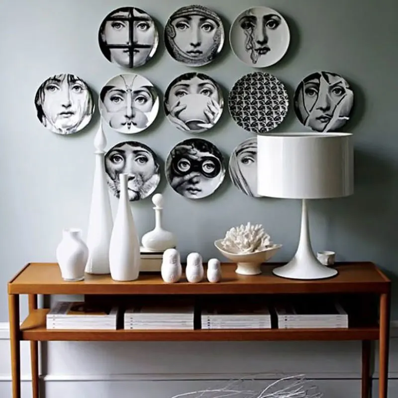 Fornasetti таблички на стену декоративные для дома гостиной кухни держатель