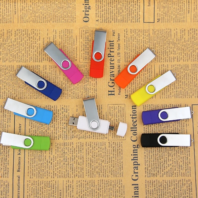 Флеш накопитель с двумя разъемами для Android/ПК микро OTG USB флеш 3 0 8 ГБ 16 32 64 большие
