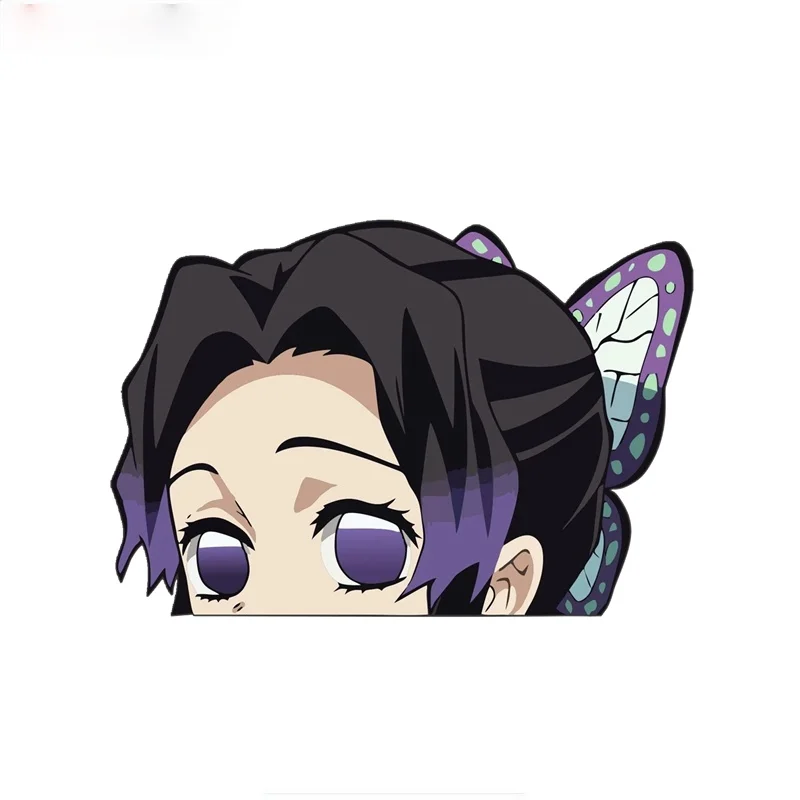 

Anime Shinobu Kocho Peeking Sticker Decal On Car Wall Stickers Bedroom Guitar Laptop