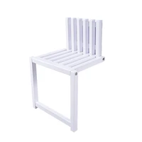 wall mounted folding chair solid wood porch chair door shoe cabinet hidden footstool folding bathroom balcony living stool
