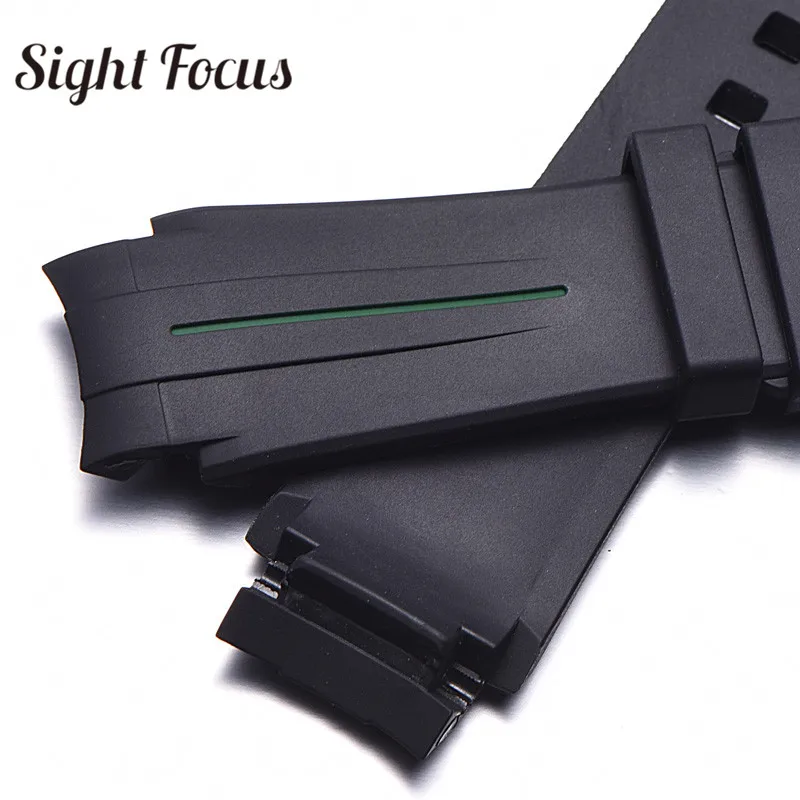 Ремешок для часов силиконовый каучук 27x21 мм Rolex Ghost King ремешок часовой браслет 2