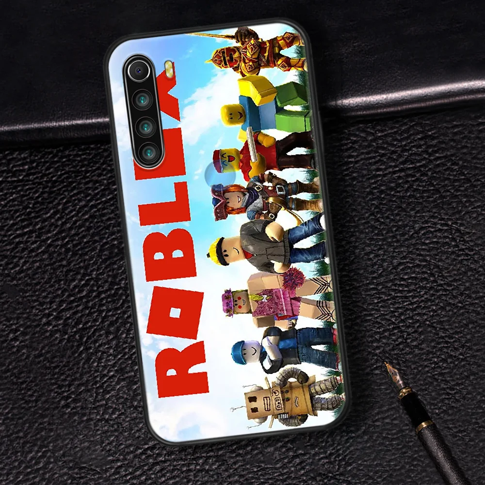 

Robloxes Game Phone Case Cover Hull For XIAOMI Redmi 7 7A 8 8A 9 9C Note 6 7 8 9 9S K20 Pro K30 black Waterproof Tpu Back