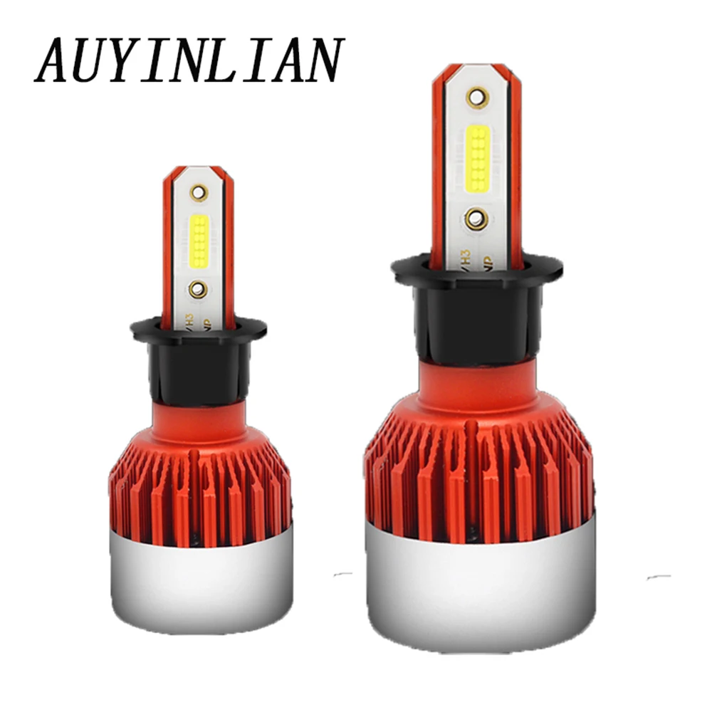 AUYINLIAN светильник лампы h3 светодиодные 24V Мини Canbus лампада H7 H4 H11 9005 9006 HB4 HB3 H8 H9 Turbo