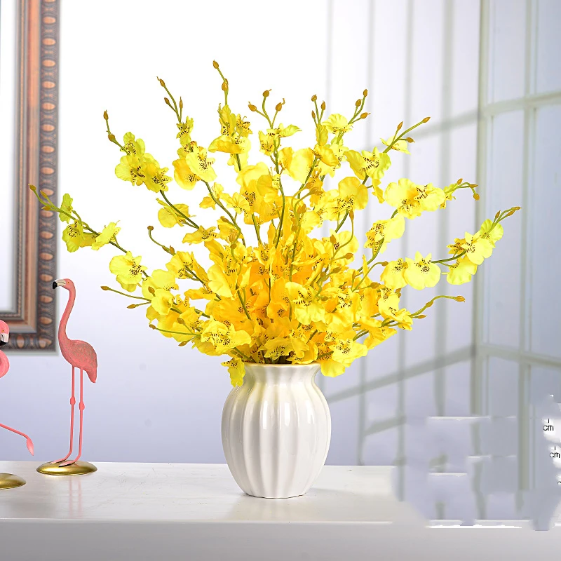 Реалистичная искусственная Орхидея Бабочка цветок Шелковый фаленопсис