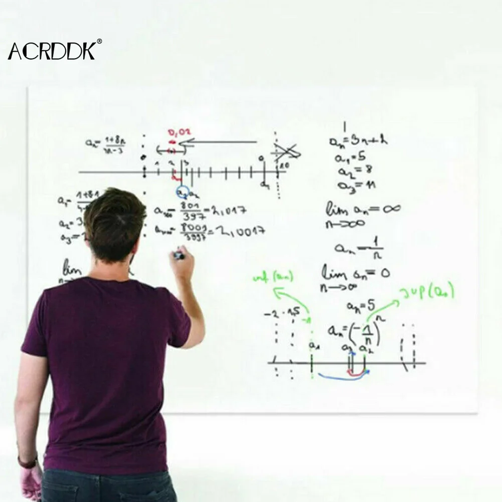 Многоразовая рулонная черная/белая доска для рисования школа офис канцелярские